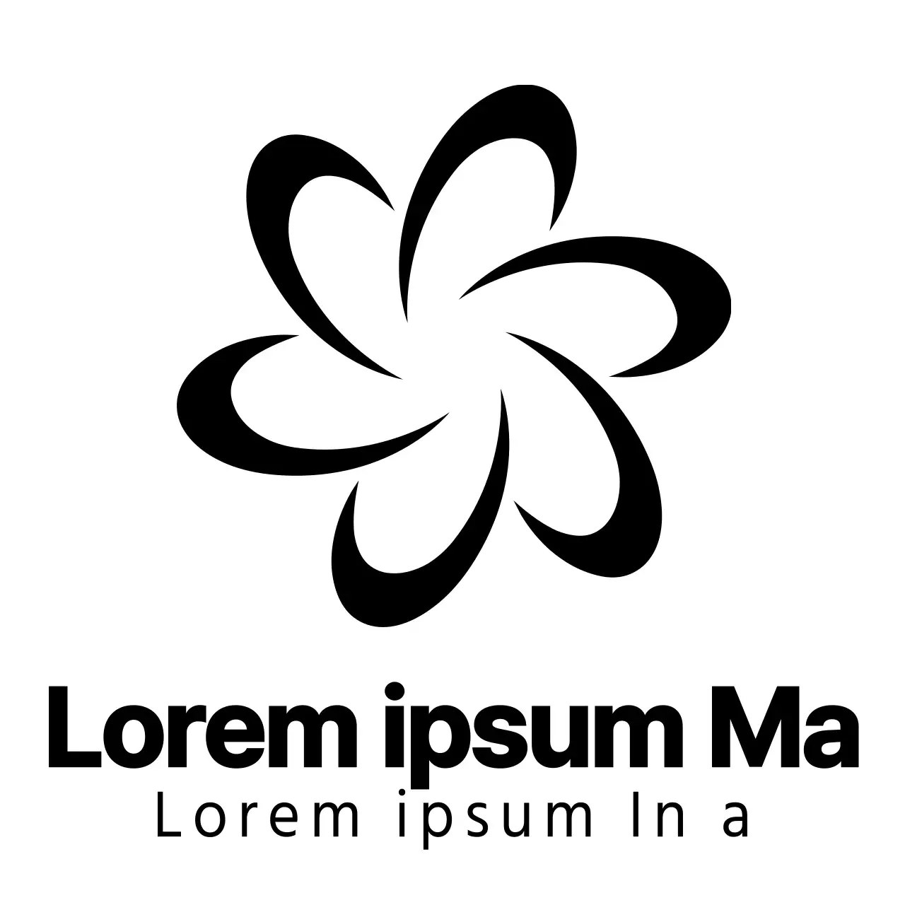 Símbolo moderno e estilo de combinação de logótipo de texto para funcionários de uma loja de produtos alimentares local