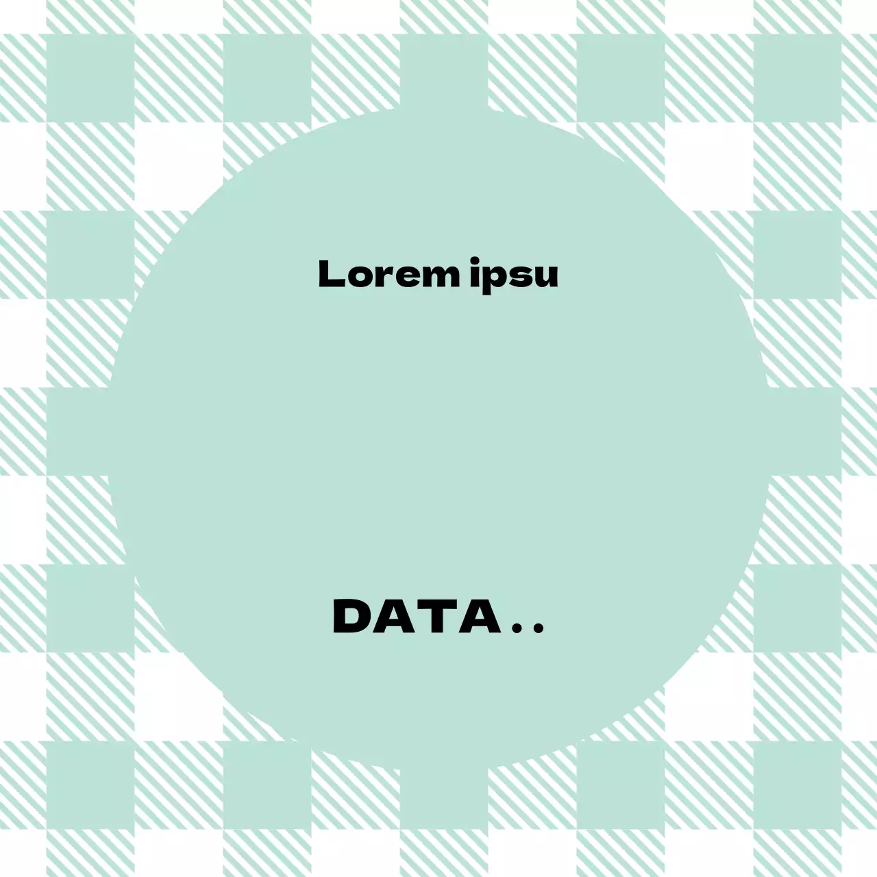 Etichette da cucina a quadretti color menta