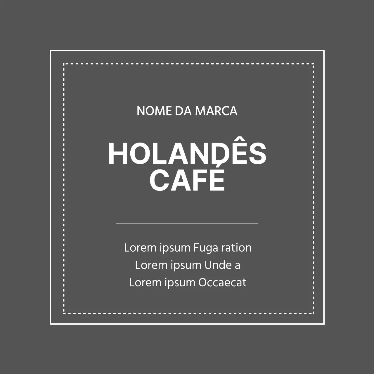 Café com borda cinzenta
