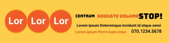 Promoot je woning met geel-oranje accenten