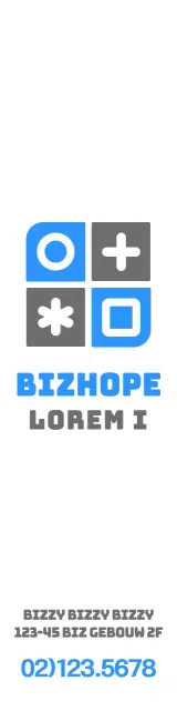 Eenvoudige, strakke vormen en symbolen logo combinatie stijl in blauw en donkergrijs Ziekenhuis promotie en promotie