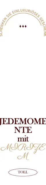 Werbung für einen Schönheitssalon mit luxuriöser Ausstrahlung in Beige und Dunkelbraun.