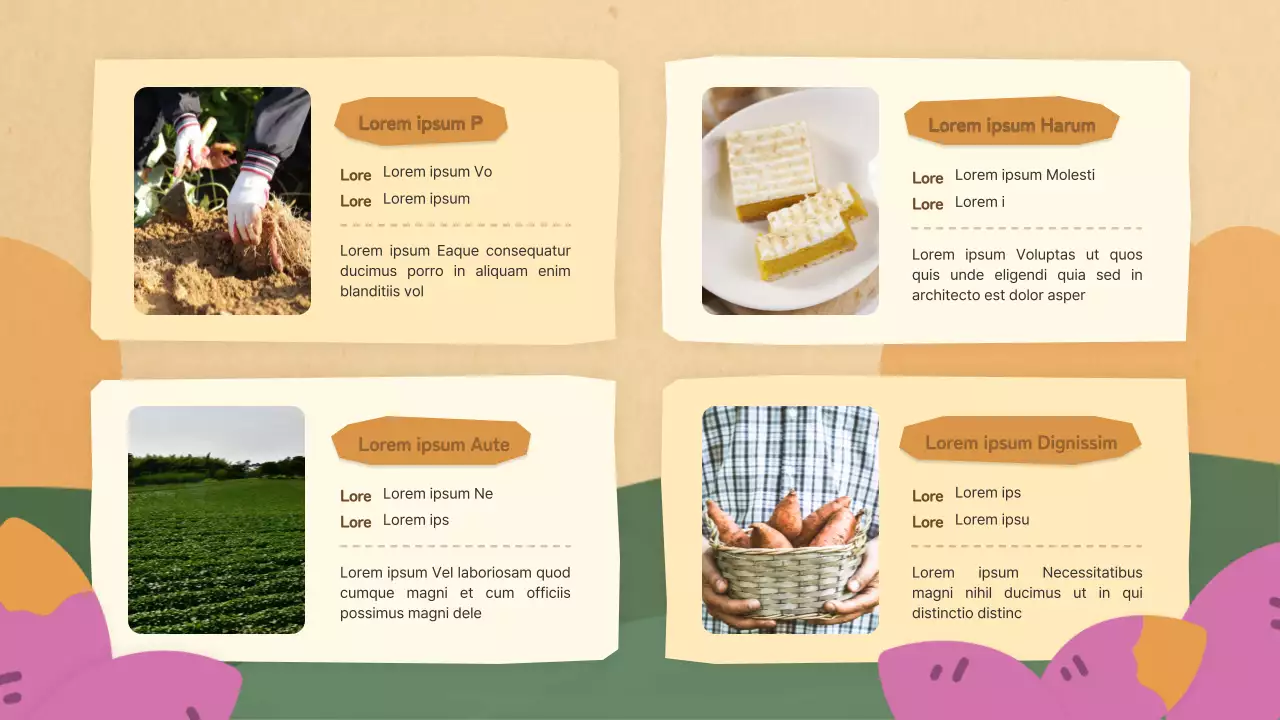 Ein braun-rosa Stadtfest-Planer