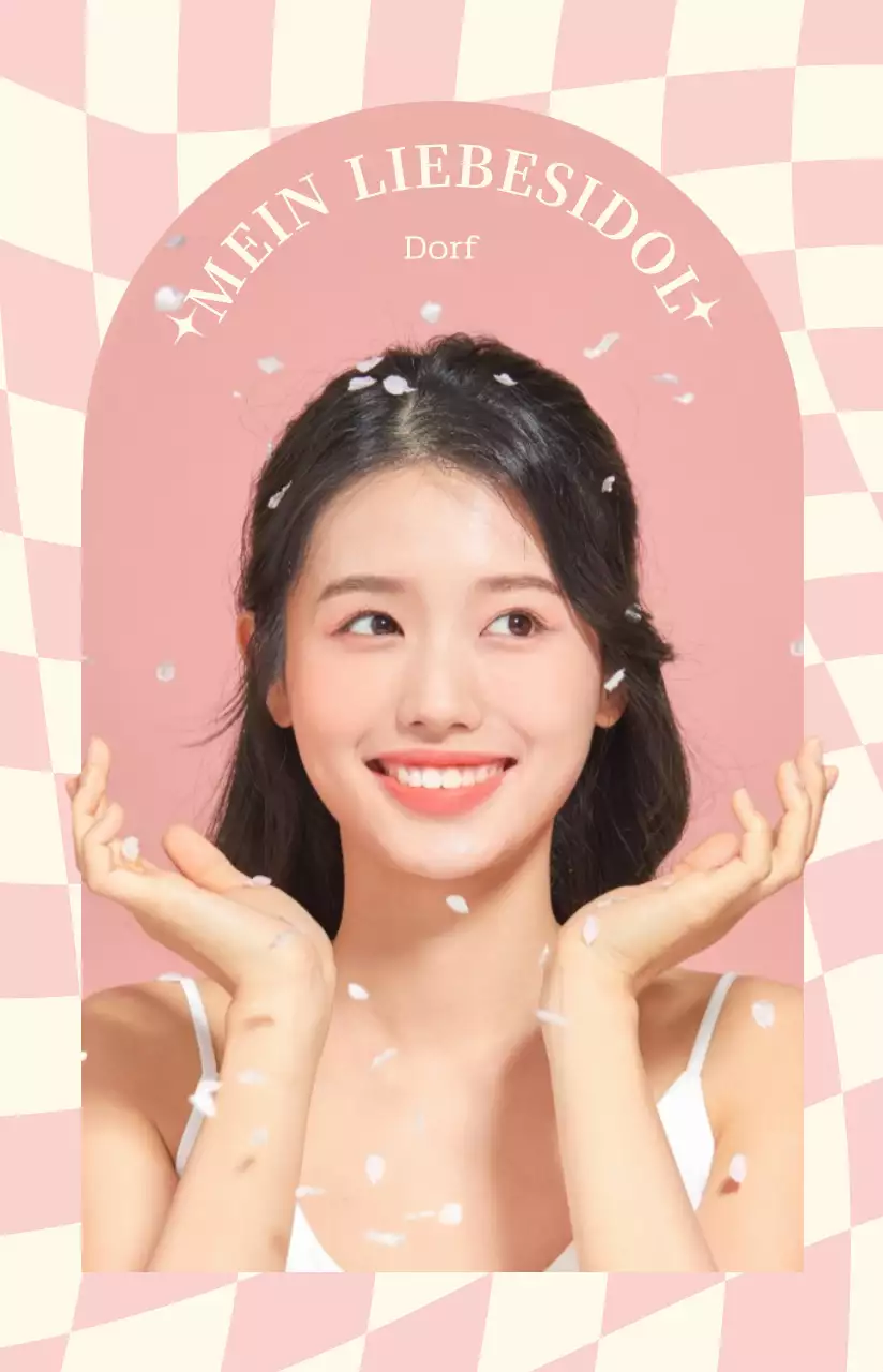 Bezaubernde gelbe und rosa Idol-Souvenirs