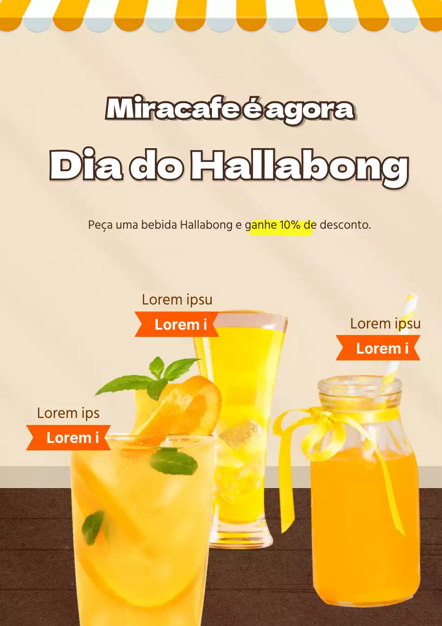 Bongo amareloHallaBongoBebidasDesign
