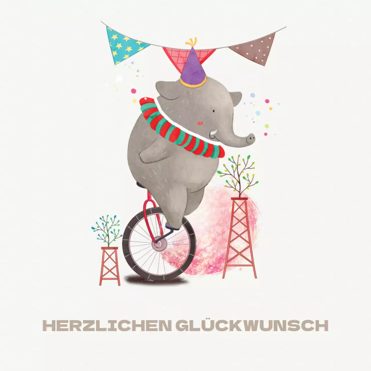 HERZLICHEN GLÜCKWUNSCH