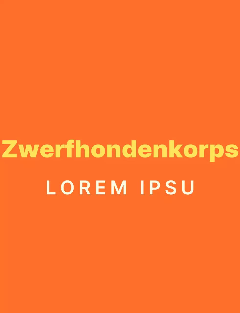 Eenvoudig hartvormig logo in oranje en felgeel Outreach-centrum organisatie