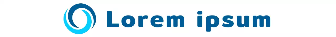 Promotie voor een bank met een strak logo en namen van filialen in blauw en lichtblauw.