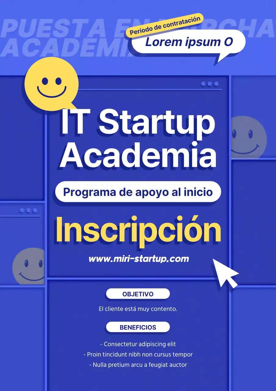 Contratación de personal para la Blue Simple IT Entrepreneurship Academy
