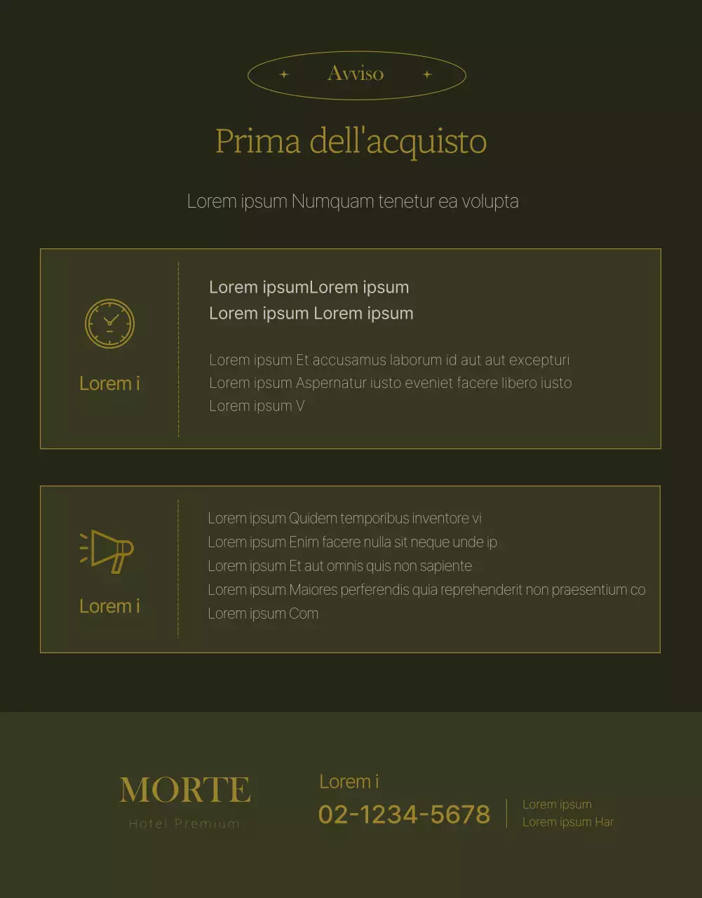 Promuovete una cucina sofisticata in hotel con i colori verde scuro e oro.