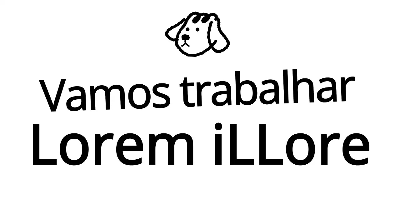 Texto de merchandising com uma ilustração de um cachorrinho preto muito giro