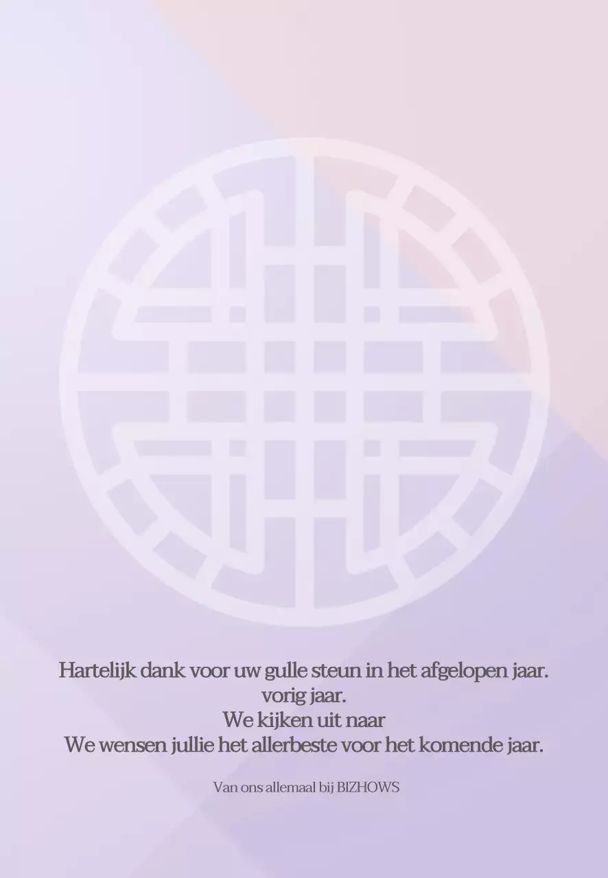 Nieuwjaarsboodschap voor rijstwafels