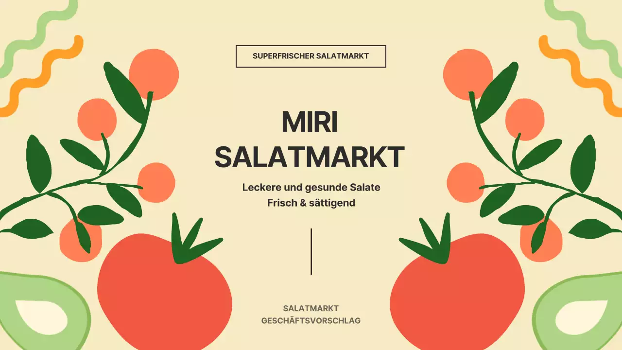 Leitfaden für Branchenvereinbarungen der Beige's Salatmarke