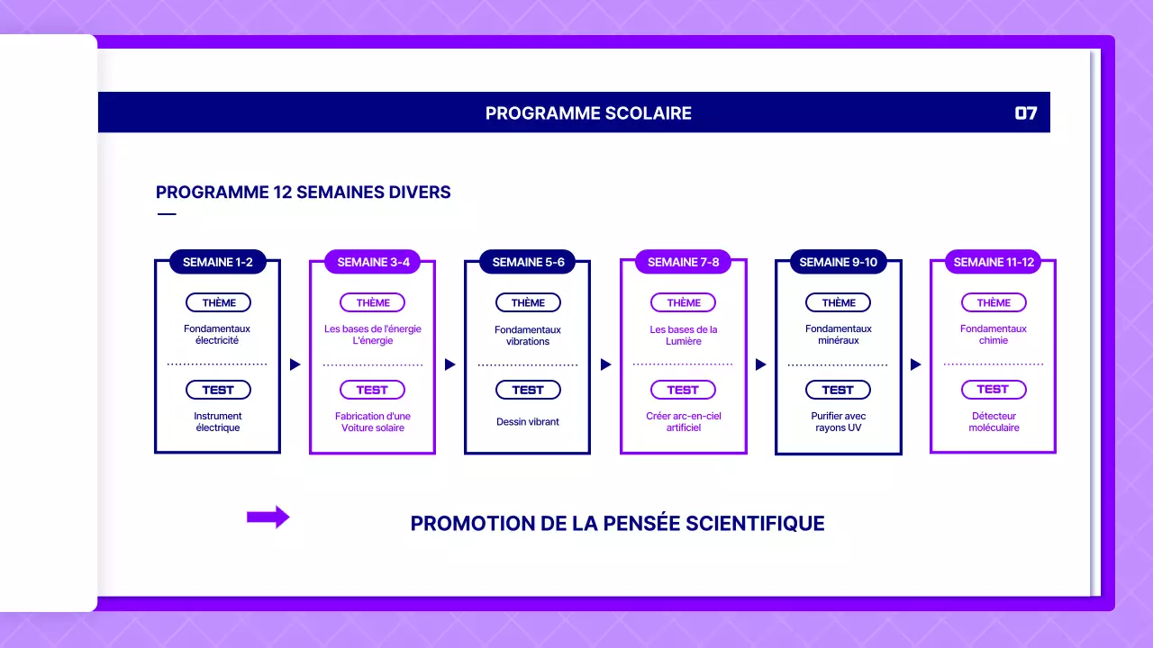 Proposition de leçon de sciences à l'aide de pages violettes