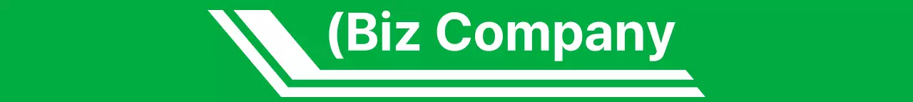 Logo simple vert et blanc style cadre entreprise