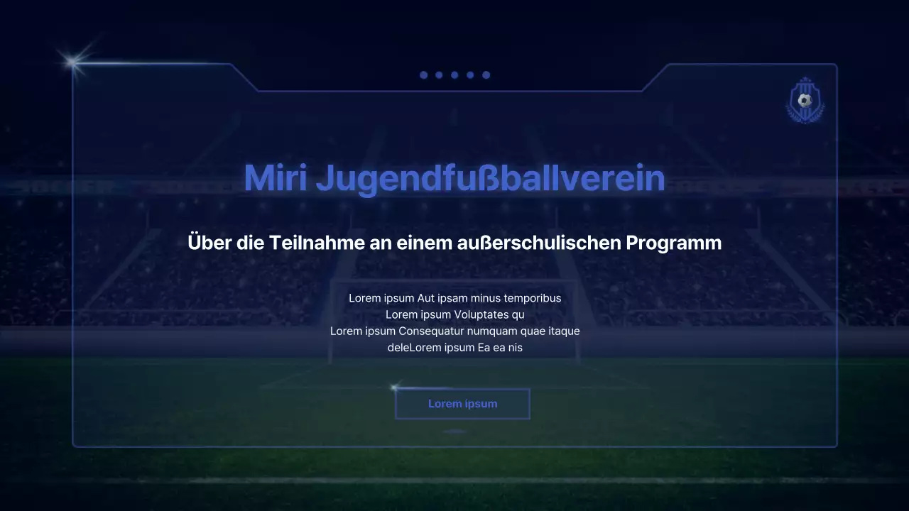 Sodomys Cyber-Konzept für ein außerschulisches Programm - Leitfaden für die Einstellung von Fußballvereinen