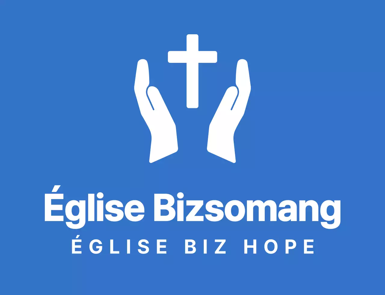 T-shirt de l'équipe de la retraite d'hiver de l'église en bleu et blanc.