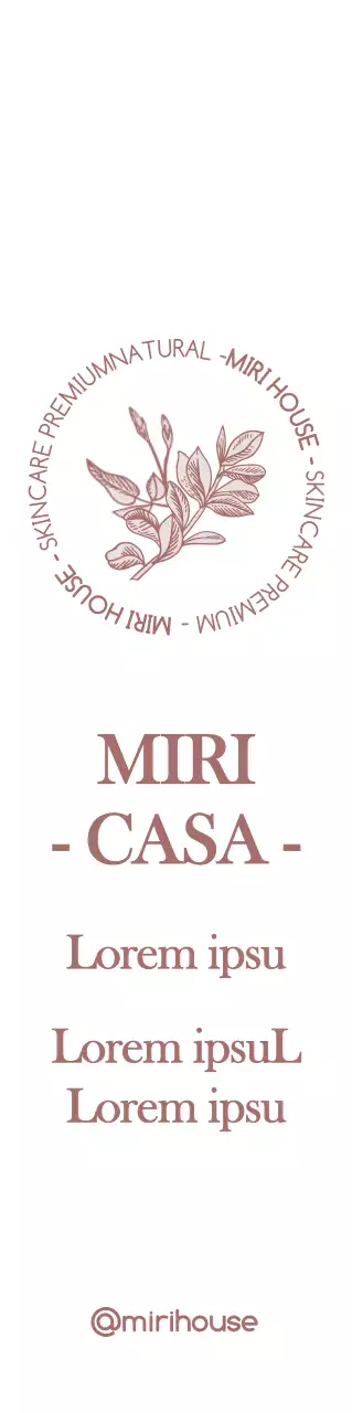 Un estilo de logotipo sencillo y emocional en rosa claro y oscuro para promocionar y comercializar su salón de belleza.