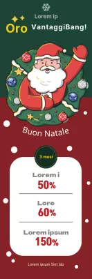 Rosso Verde Illustrazione Carino Natale Chirurgia Plastica Evento Promozione