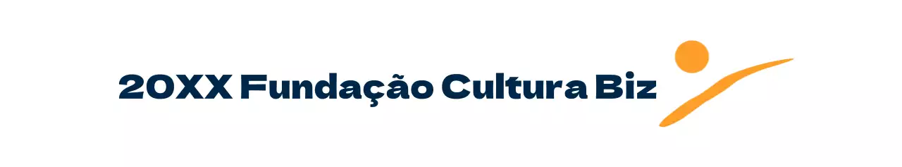 Símbolos simples e modernos em laranja e preto com uma combinação de logótipo e texto.