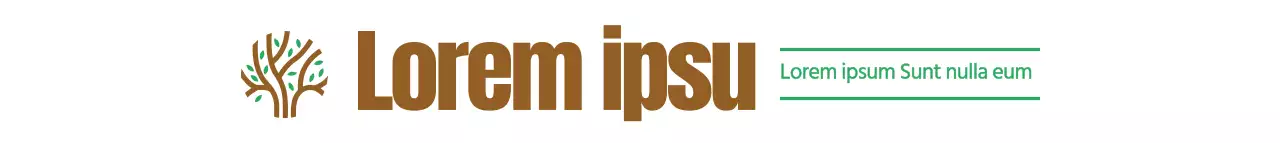 Promoot je acupunctuurkliniek met een groene en bruine boomillustratie en een lijst met specialiteiten.