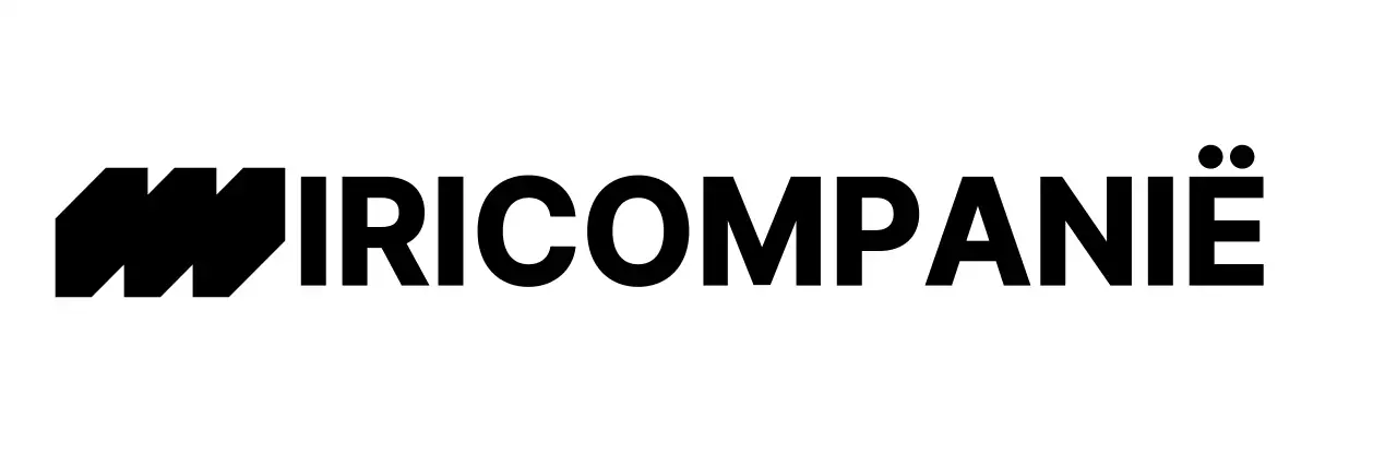 Eenvoudige moderne logostijl met puntsymbolen voor bedrijfspromoties