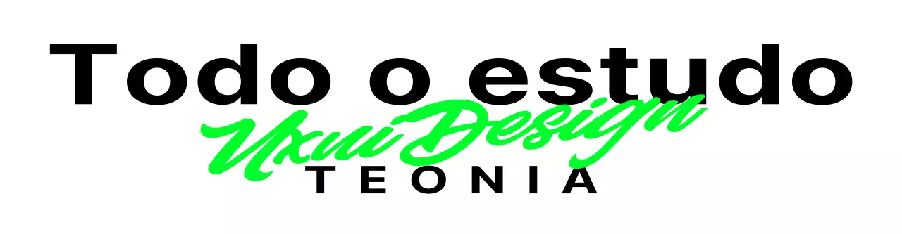 Logótipo do estúdio de design elegante com dois tipos de letra: verde fluorescente e preto