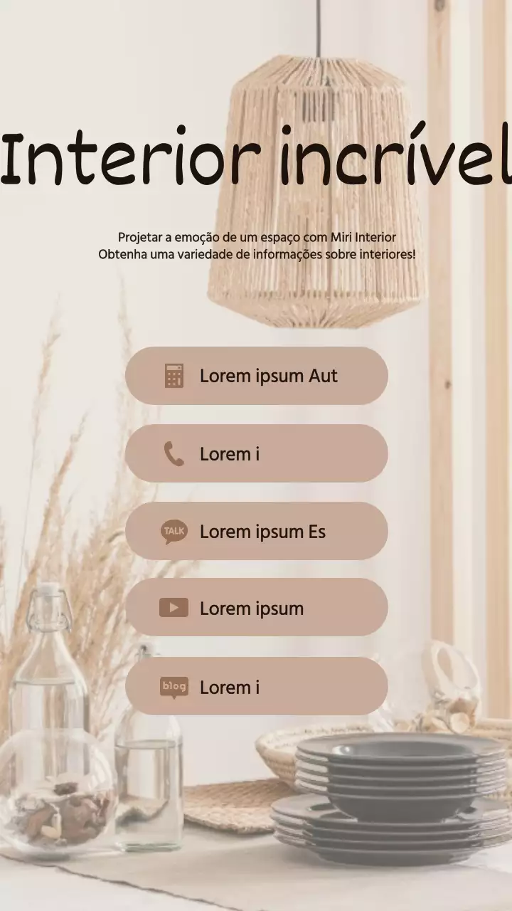 Empresa de interiores castanhos, modernos e naturais no LinkedIn