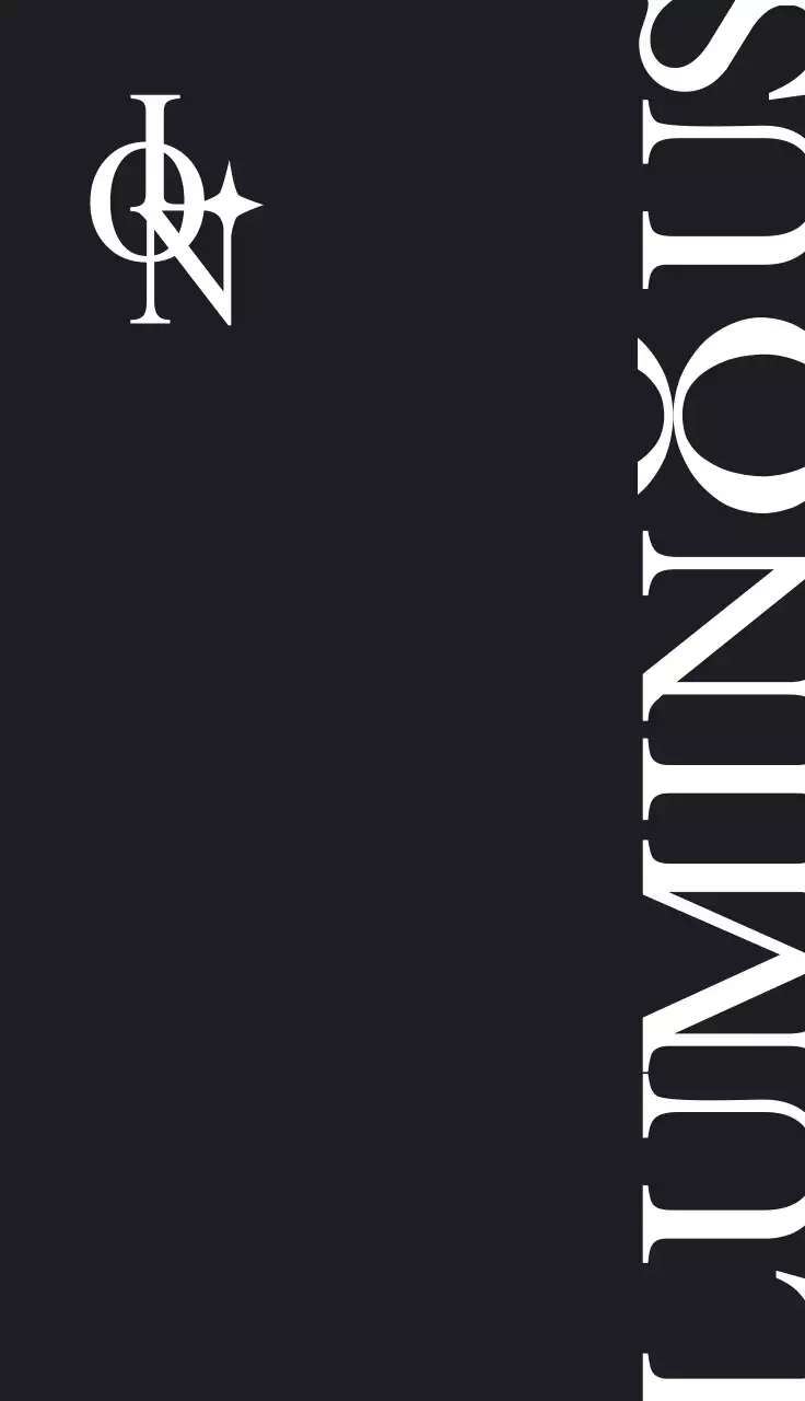 Über die Schönheitskünstlerin in einer modernen, emotionalen Textkombination im Logostil in Schwarz und Weiß.