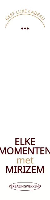 Een schoonheidswinkel promoten met een luxe uitstraling in beige en donkerbruin.