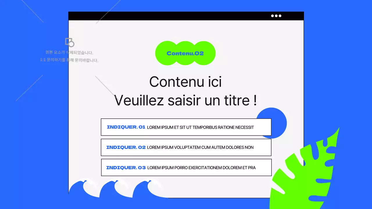 Promotion estivale avec des touches de bleu et des couleurs fluorescentes