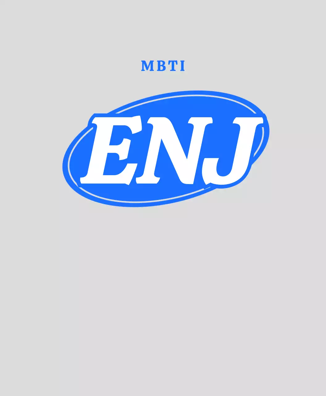 Phrases de personnalité MBTI en différentes couleurs