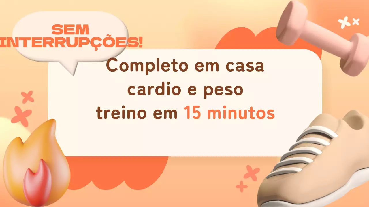 Tema de exercícios de treino em casa, cor-de-rosa e laranja