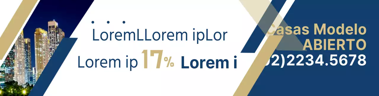 Blanco azul formas geométricas patrón de promoción de la propiedad