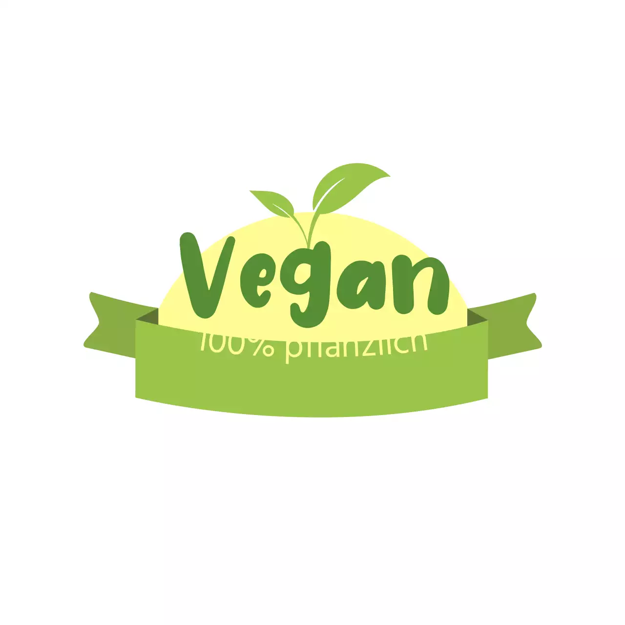 Ein Leitfaden für vegane Zutaten mit einem hübschen Konzept in Chartreuse und Grün