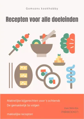 Beige Emotioneel Eenvoudig Kookboek Cover