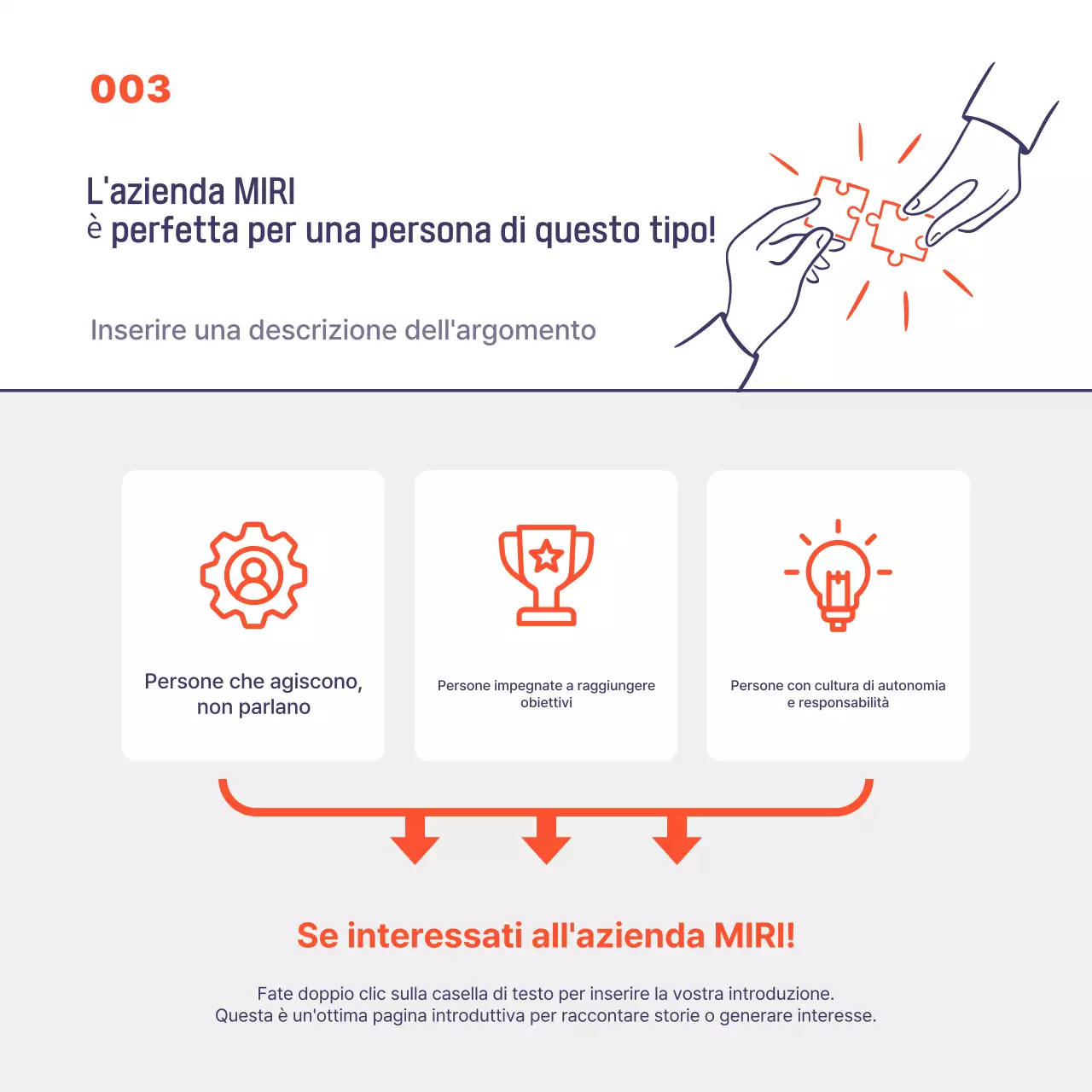 Reclutamento moderno grigio