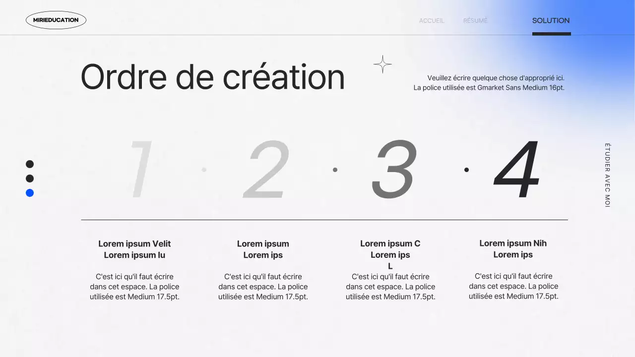 Un dossier de projet kitsch avec des dégradés violets