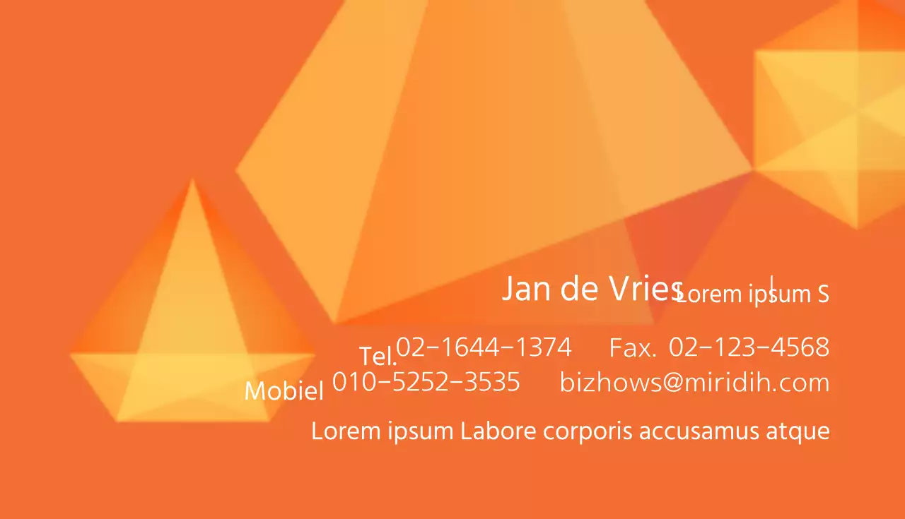 Media visitekaartjes