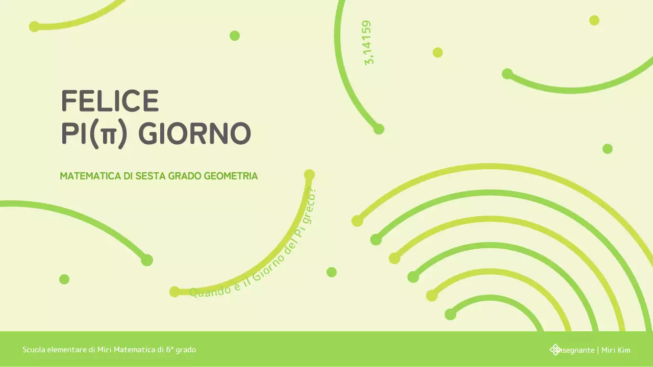 Circonferenza e piday per il colore chartreuse