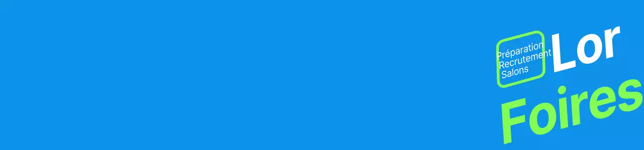 Gilet simple bleu-vert pour le personnel du salon de l'emploi