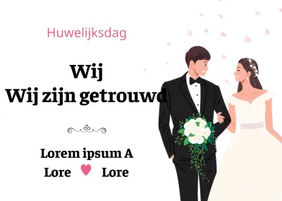 Wit Luxueuze bloemenillustratie bruiloft