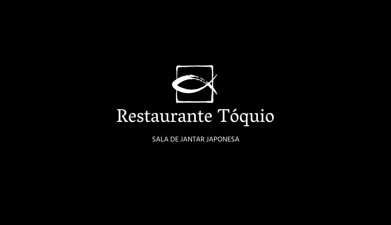 Ilustração a preto Cartão de visita simples para restaurante