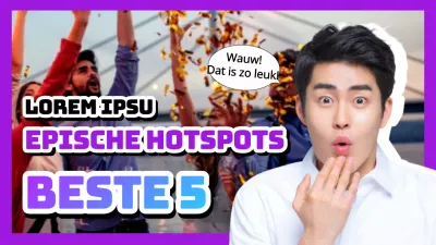 Vakantiefeest met paarse accenten