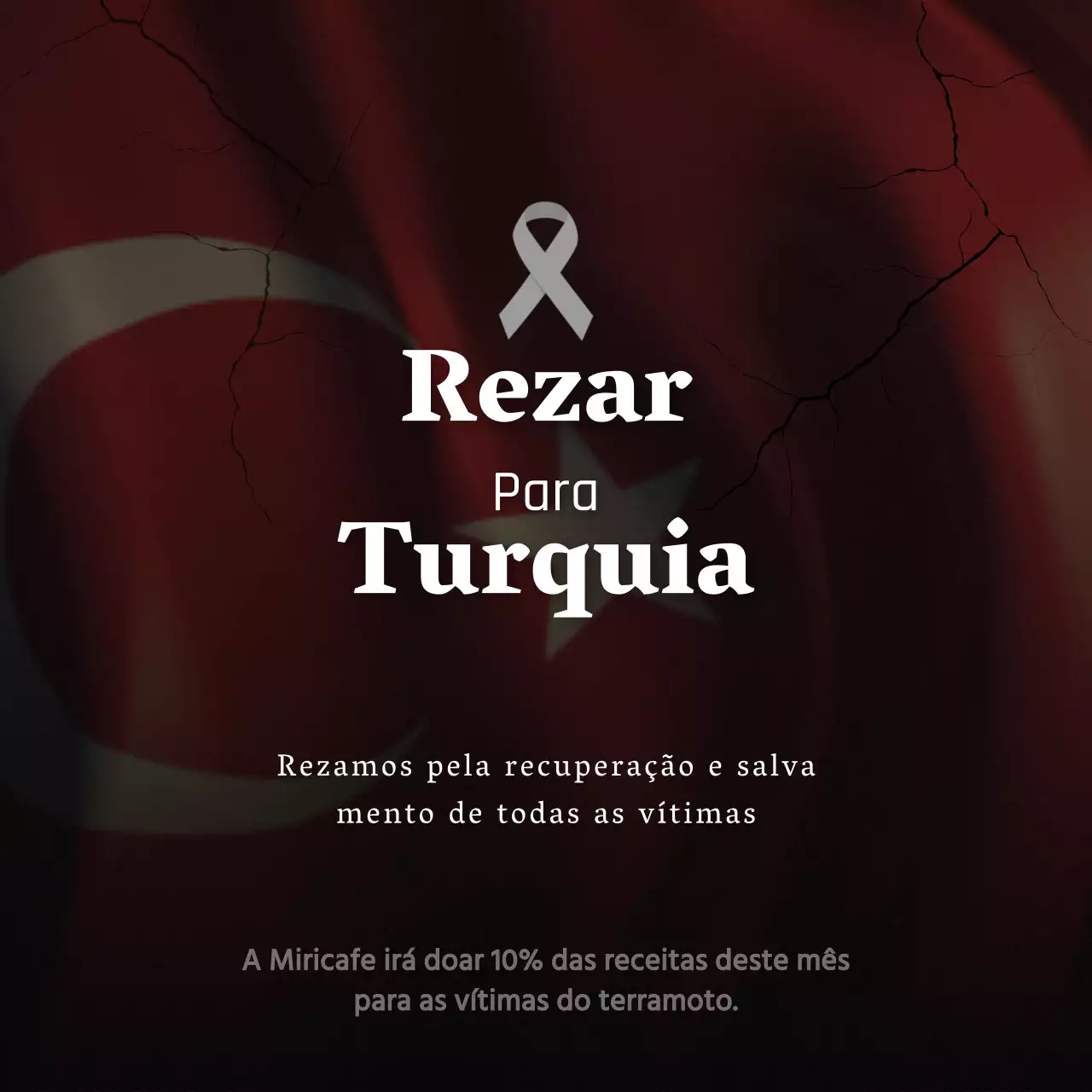 Uma homenagem tranquila à catástrofe em vermelho e preto