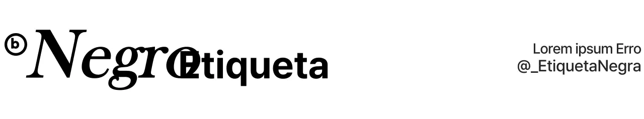 Combinación tipográfica sencilla y emotiva en negro Para regalos VIP con logotipo