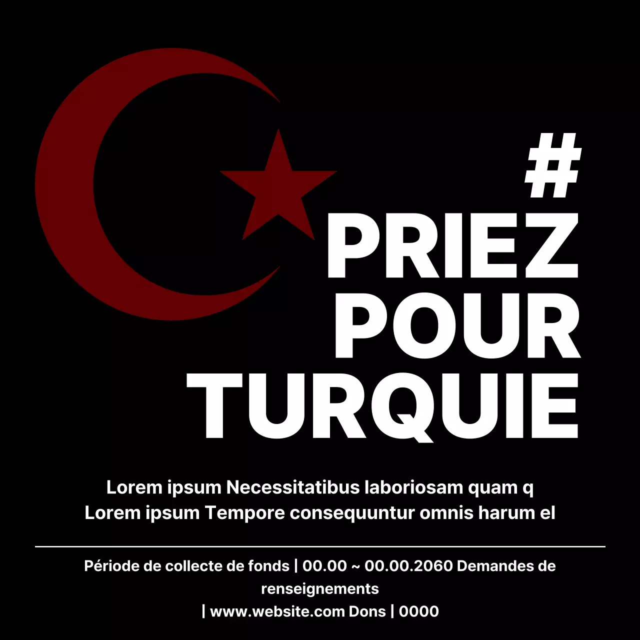 Les dégâts causés par le tremblement de terre en noir et rouge