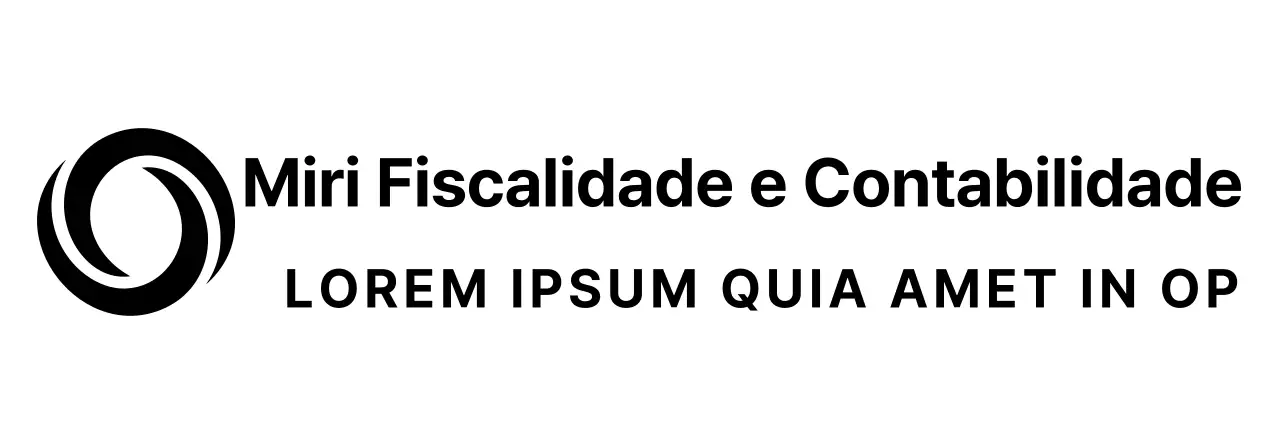 Logótipo simples de um símbolo para uma empresa de contabilidade