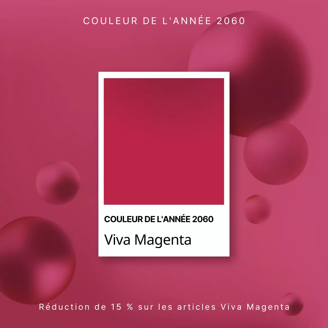Rose, graphique, promotion de la couleur de l'année