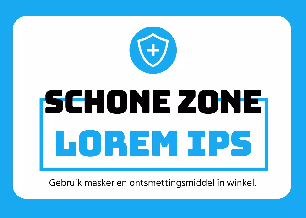 Gids voor blauwe, schone en veilige winkels